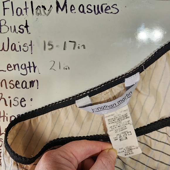 Jonathan Martin Cream A-Line Knee-Length Skirt - Picture 6 of 8